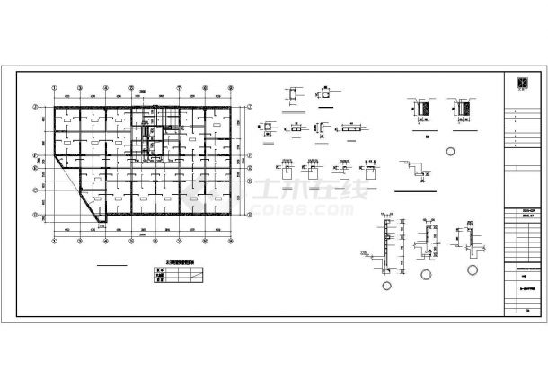 [陕西]25层剪力墙高层住宅楼建筑结构水电通施工图-图二