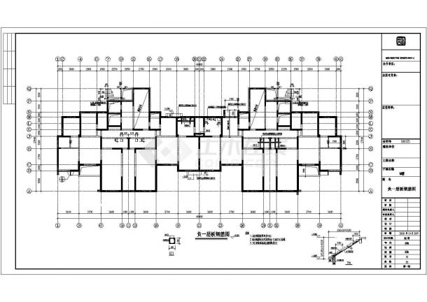 【安徽】33层时代广场剪力墙结构住宅结构图-图二