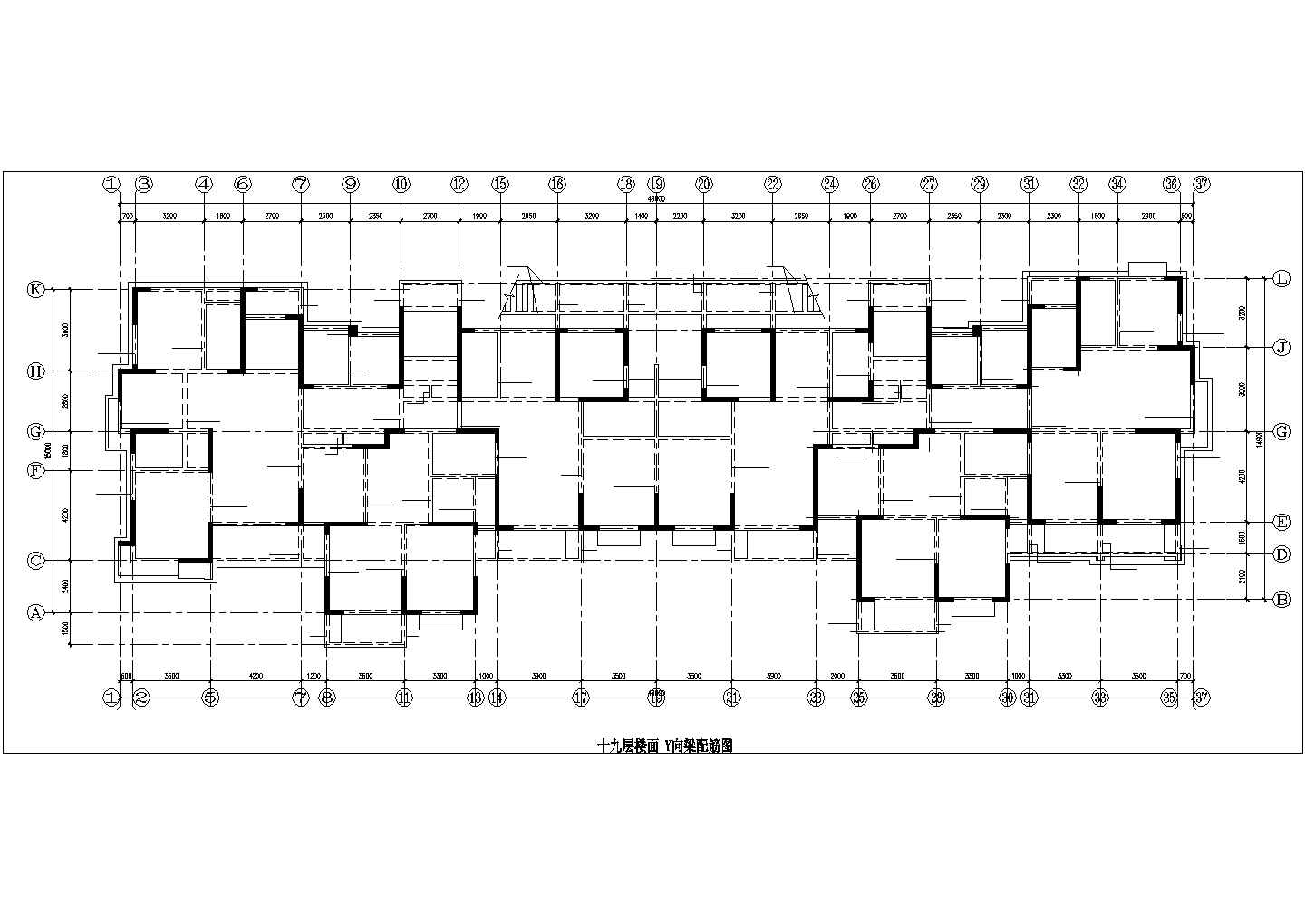 [江苏]某二十层剪力墙结构住宅楼结构施工图（高57米）
