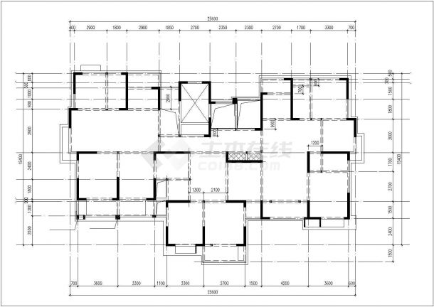[江苏]十八层剪力墙结构住宅楼结构施工图（高52米）-图一
