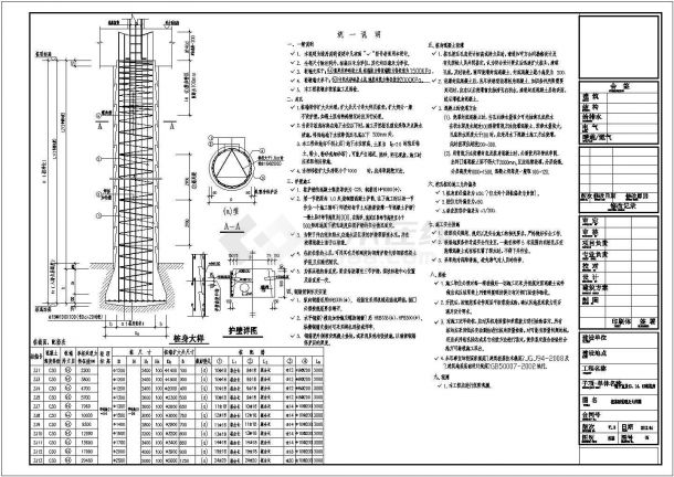 [广东]地上二层框架结构电影院及商业区结构施工图-图一