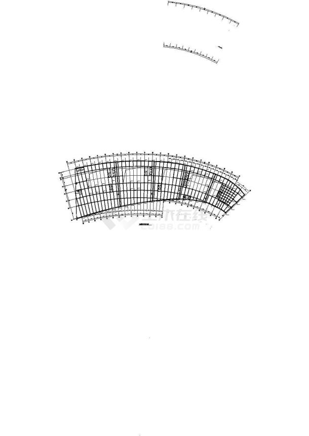 [施工图]某45层广播电视中心东区结构初步设计图-图一