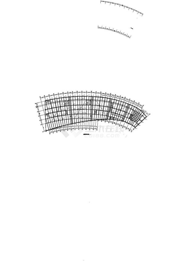 [施工图]某45层广播电视中心东区结构初步设计图-图二