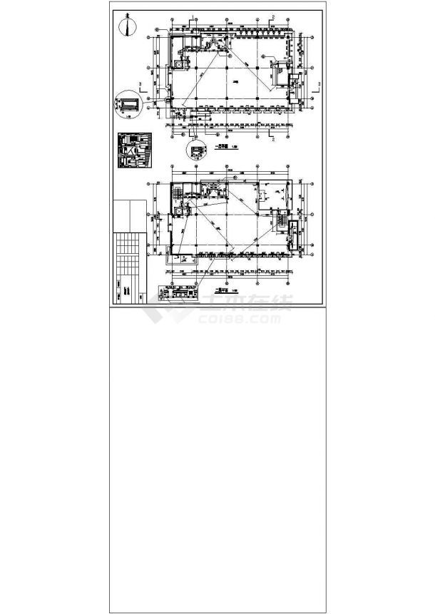 [江苏]四层框架结构软件园办公楼建筑结构施工图-图二