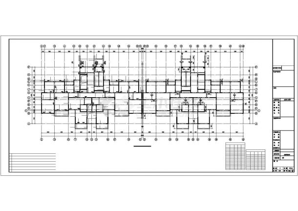 [合肥]24层剪力墙高层住宅楼建筑结构施工图-图一
