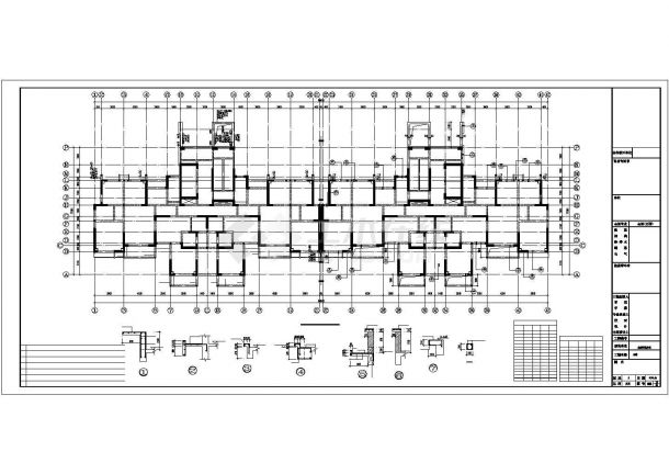 [合肥]24层剪力墙高层住宅楼建筑结构施工图-图二