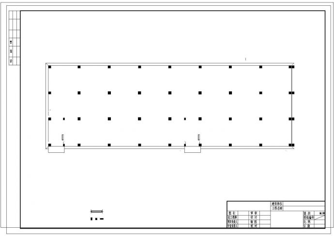 [江西]六层底框结构工业园员工宿舍建筑结构施工图_图1