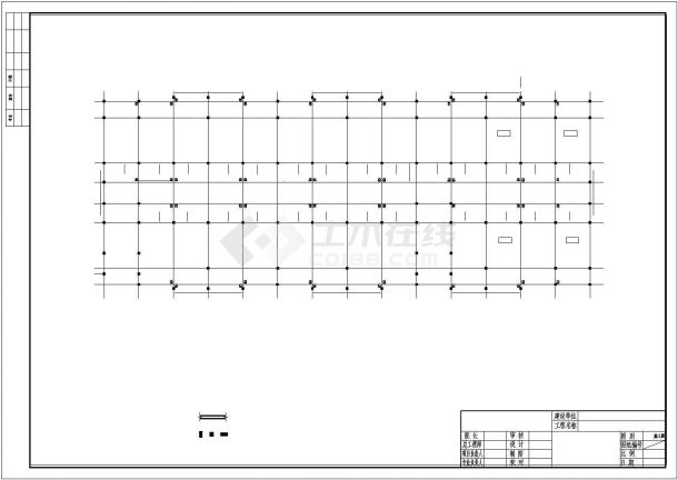 [江西]六层底框结构工业园员工宿舍建筑结构施工图-图二