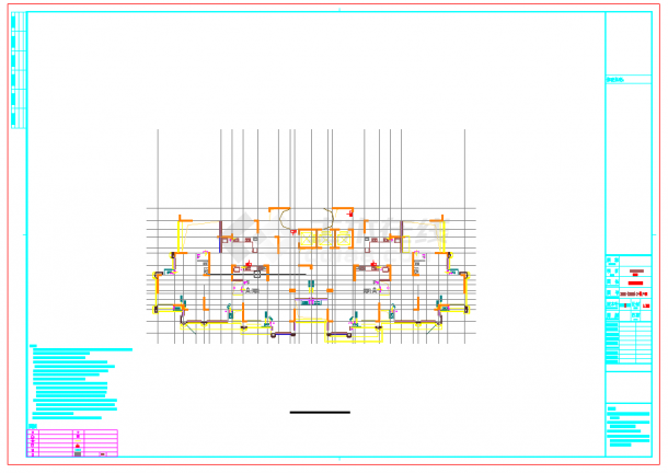 [重庆]21层剪力墙结构高层住宅结构建筑结构图（施工中）-图二