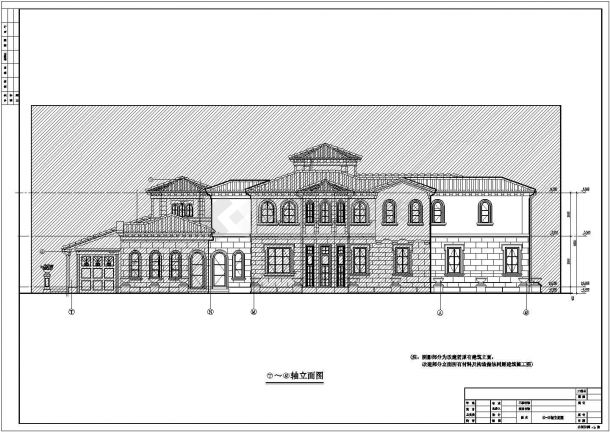 两层框架结构会所改建建筑结构图（含会所图纸疑问答疑）-图二