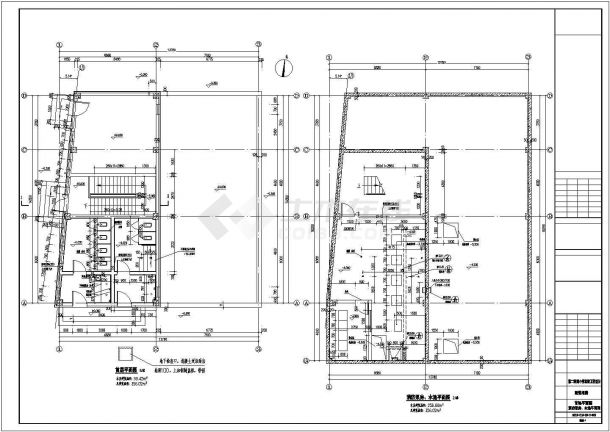 [河北]五层（局部六层）框剪结构教学楼建筑结构施工图-图一