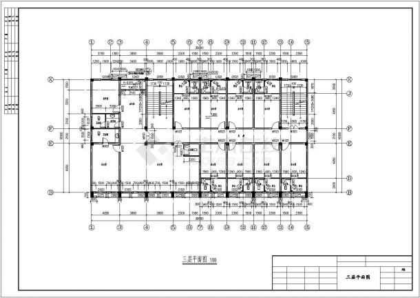 [长沙]四层框架结构家具公司综合楼建筑结构施工图-图二
