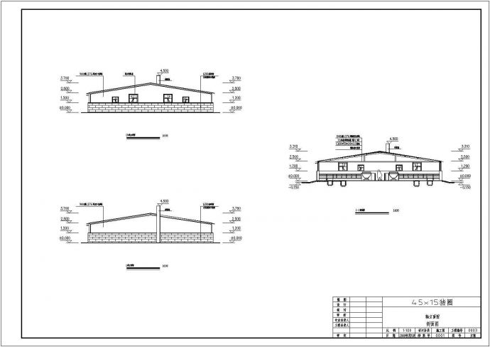 某集团400头标准化猪圈建筑方案图_图1