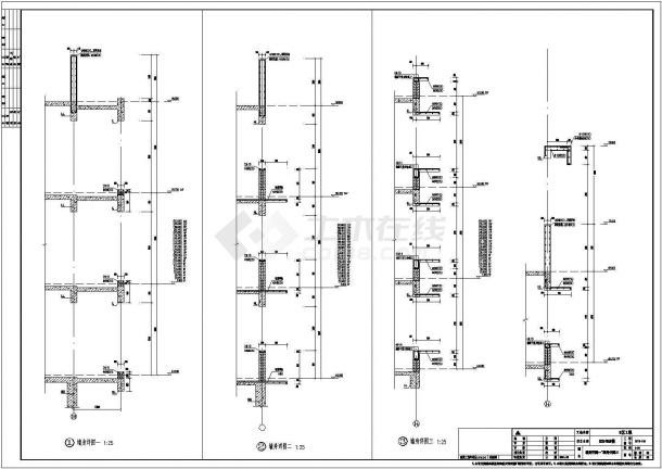 [青岛]二十四层剪力墙高层住宅楼结构施工图（人工挖孔桩）-图二
