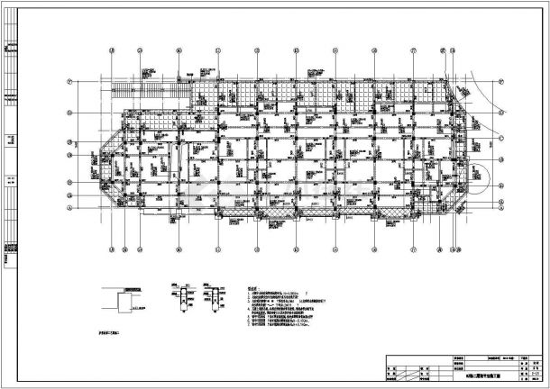 [湖南]地上三层框架结构住宅楼结构施工图-图二