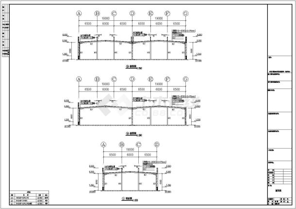 某公司二期钢结构工程建筑图（含设计说明）-图一