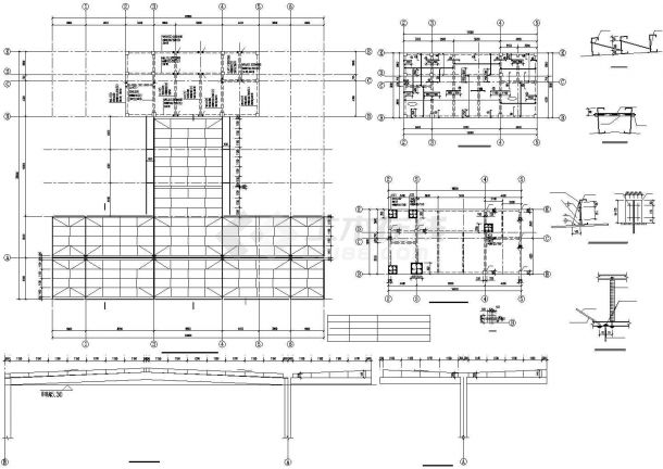 某地加油站钢结构建筑设计施工图纸-图二