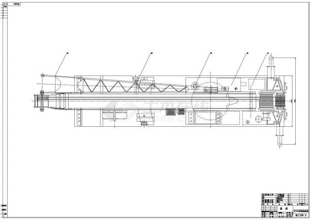 某QYL100轮胎起重机CAD参考详图-图二