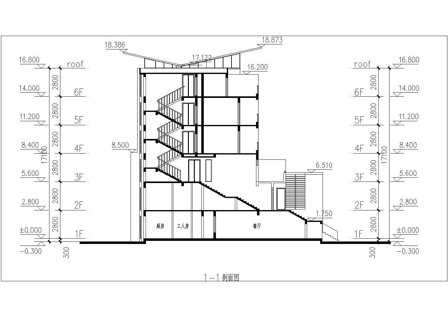 某花园洋房住宅别墅建筑设计方案图