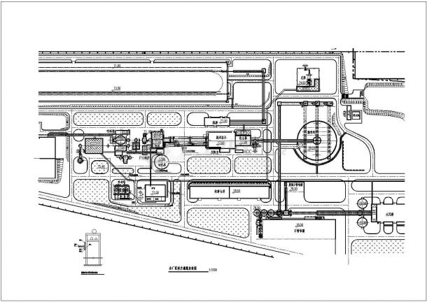 某三层水泥厂余热发电工程动力系统设计图纸-图一