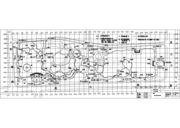 某地区公园建筑景观绿化设计总图纸-图一