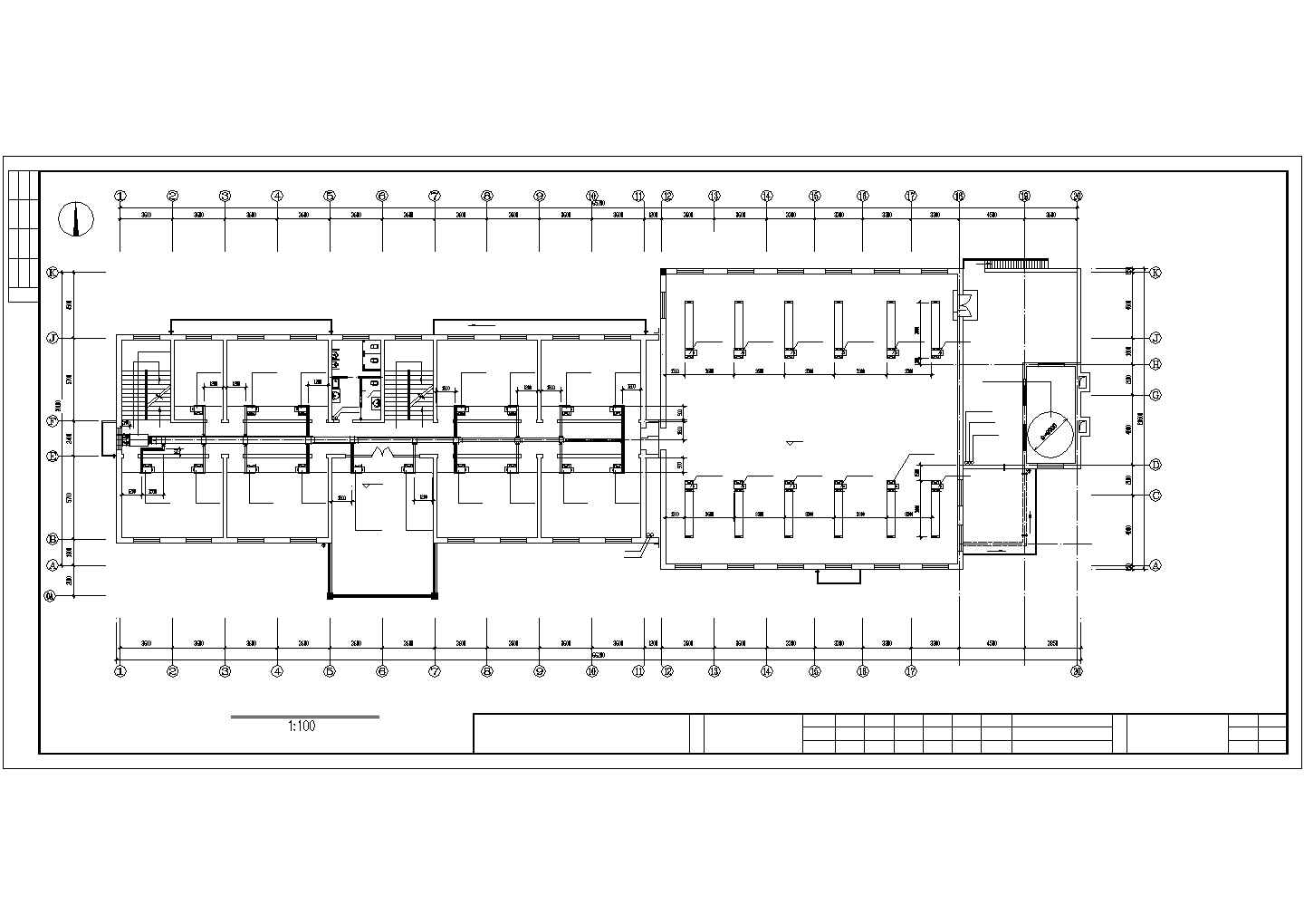 4703.42㎡五层办公楼食堂空调设计图纸