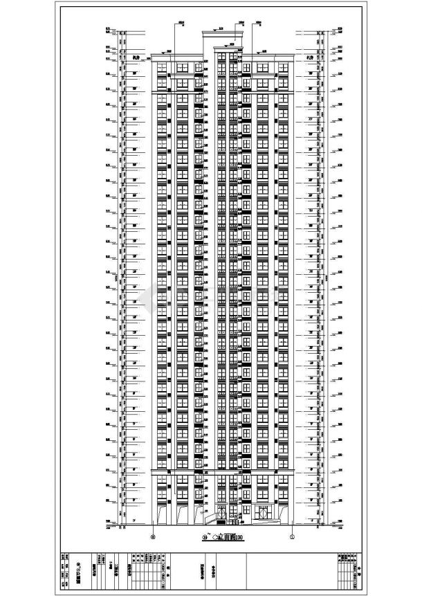 [芜湖]某三十层剪力墙结构住宅楼建筑结构施工图（含车库，高88米）-图一