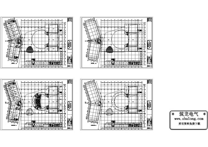 某大院设计的某场馆初步设计全套电气设计图纸_图1