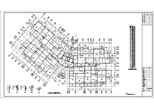 【湖南】核心筒结构纪念馆结构施工图（桩基础）-图一