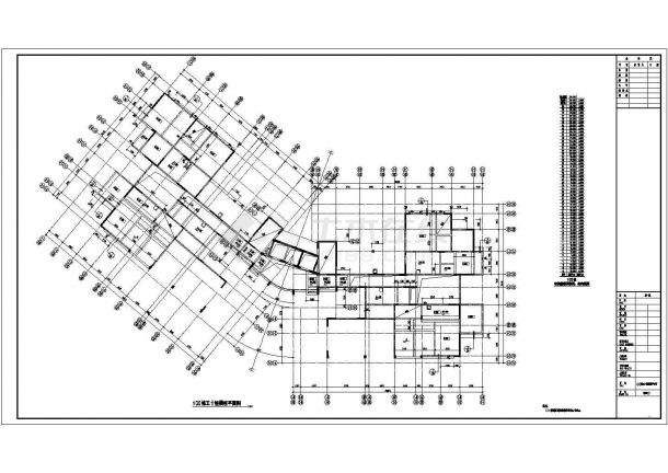【湖南】核心筒结构纪念馆结构施工图（桩基础）-图二