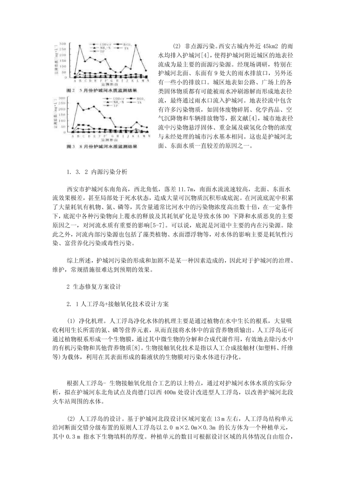 西安护城河水质分析与生态修复方案[技巧]-图二