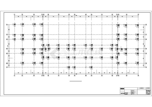 【四川】四层框架结构综合办公楼结构图（含建筑图）-图二