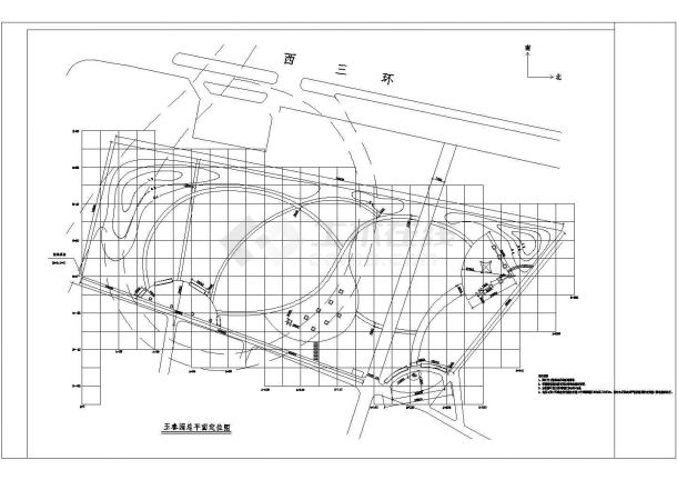 某地区道路总平面规划设计方案图纸-图二