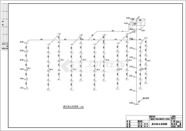 某地区综合大楼建筑给水排水设计工程施工图纸-图二