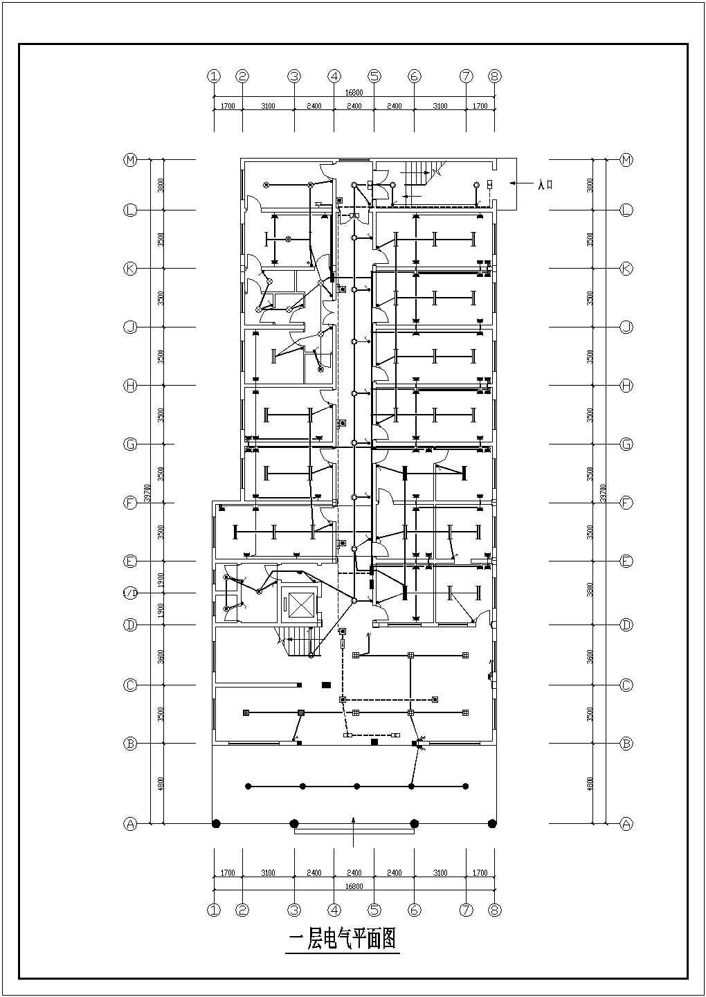 某六层综合楼全套强电设计施工图纸