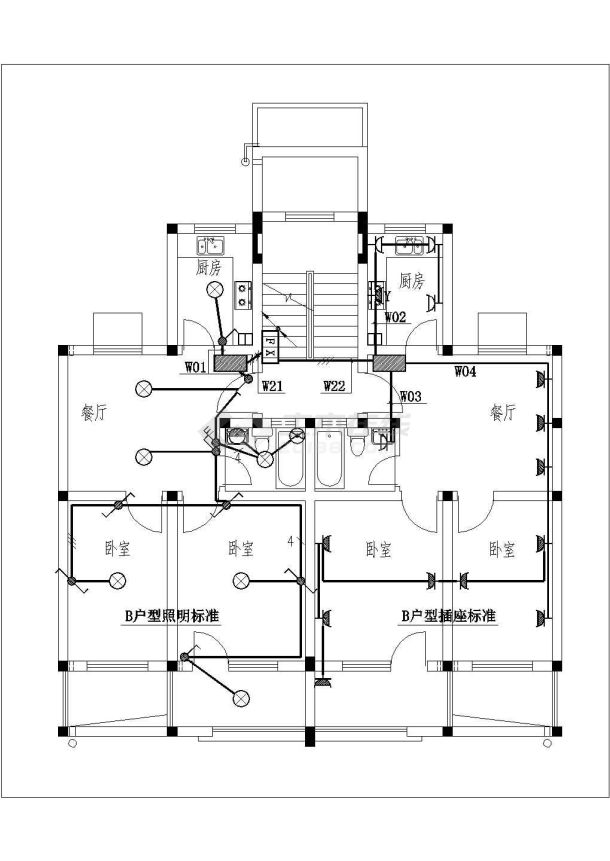 某住宅小區拆遷安置房電氣設計施工圖紙_居住建築_土木在線