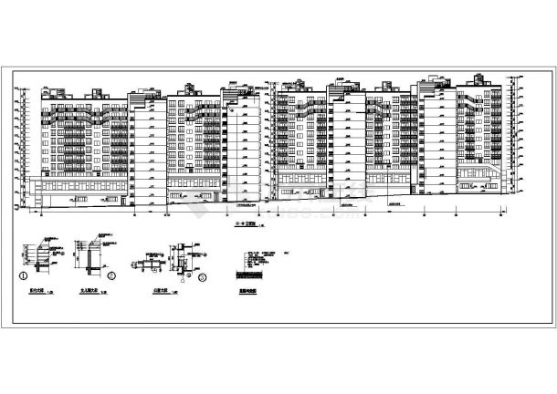 某外环东路商住楼建施图（共7张）-图一