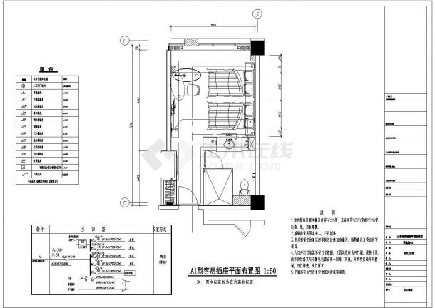 【广州】某五星级客房电气设计施工图纸-图二