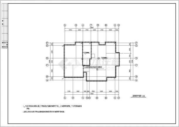 某十一层剪力墙结构住宅楼电气设计施工图纸-图一