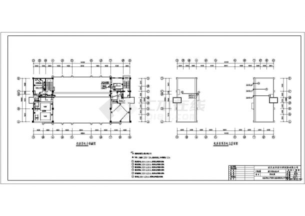 【湖北】高档小高层宾馆写字楼电气设计施工图纸-图一