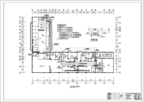 【湖北】高档小高层宾馆写字楼电气设计施工图纸-图二