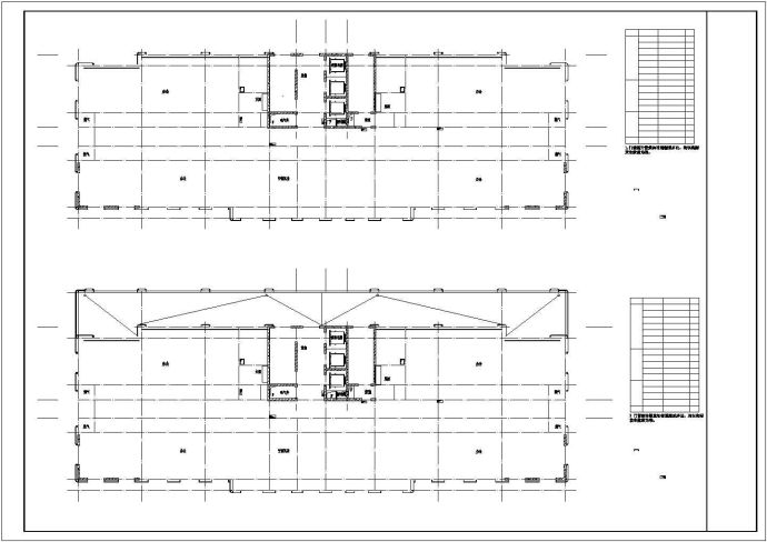 22层框架剪力墙结构综合办公大楼结构图_图1