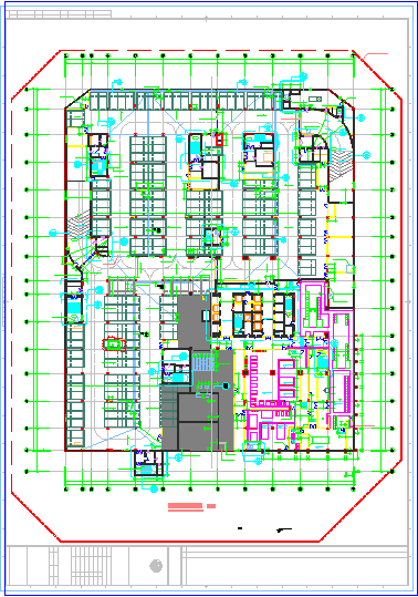 广西25层大型综合楼弱电智能化设计图纸（含弱电机房）-图一