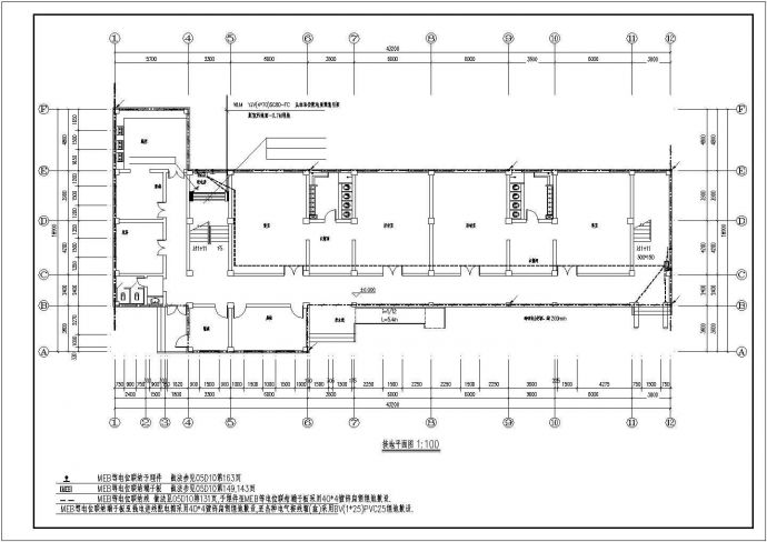 三层多层幼儿园全套电气设计施工图纸_图1