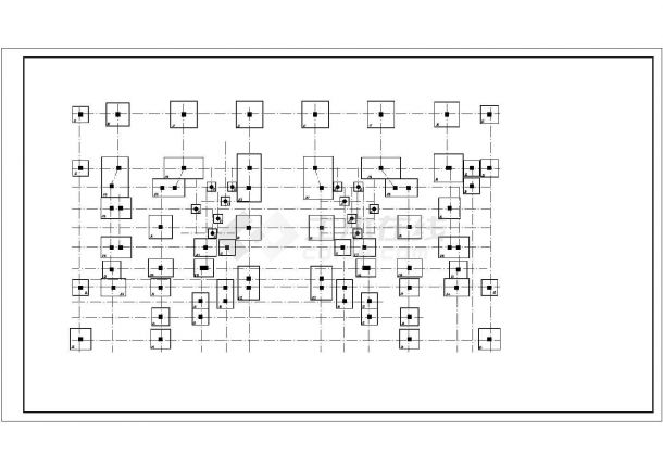 二层框架茶楼结构施工图（独立基础，共10张）-图二