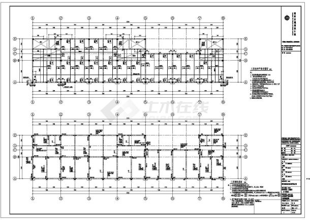 新建小区住宅楼、公建、社区服务用房、车库结构图（含勘察报告）-图一