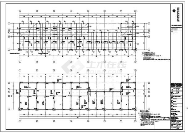 新建小区住宅楼、公建、社区服务用房、车库结构图（含勘察报告）-图二