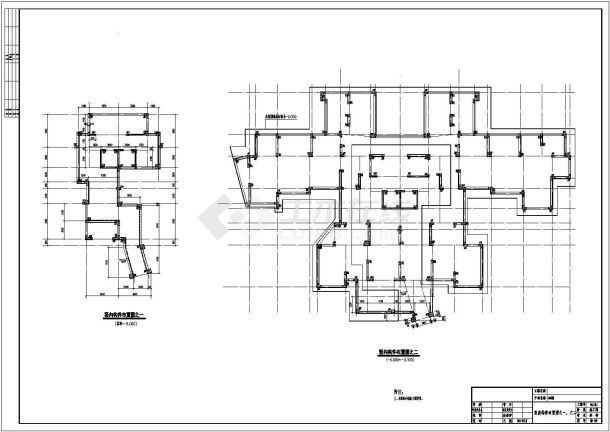 [湖北]三十二层剪力墙结构住宅楼结构施工图（局部26层）-图一