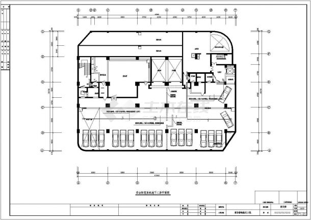 某地上十九层地下两层商住楼弱电设计施工图纸-图二