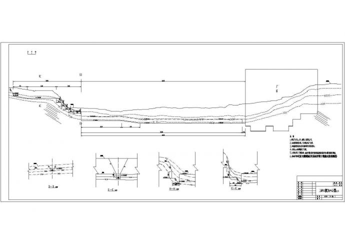 [四川]低水头河床式小型电站工程施工图(闸坝观测设施)_图1